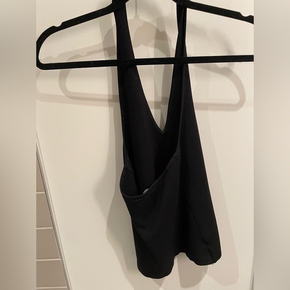 Ann Taylor deep v-neck halter top - Picture 2 of 3